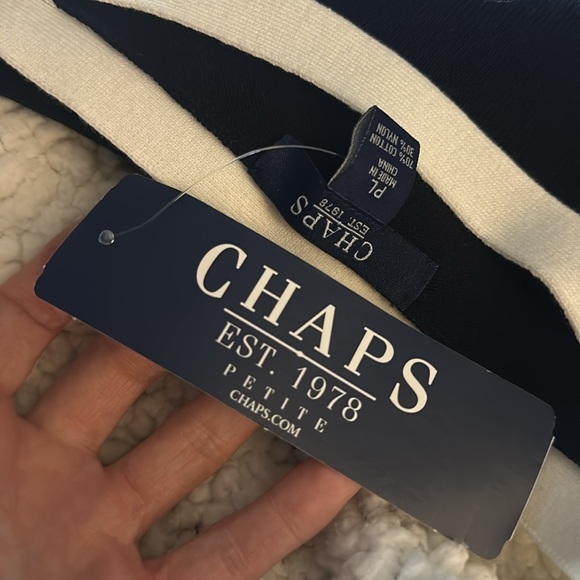 Chaps Classic Black/Colonial Dress Large - Picture 3 of 8